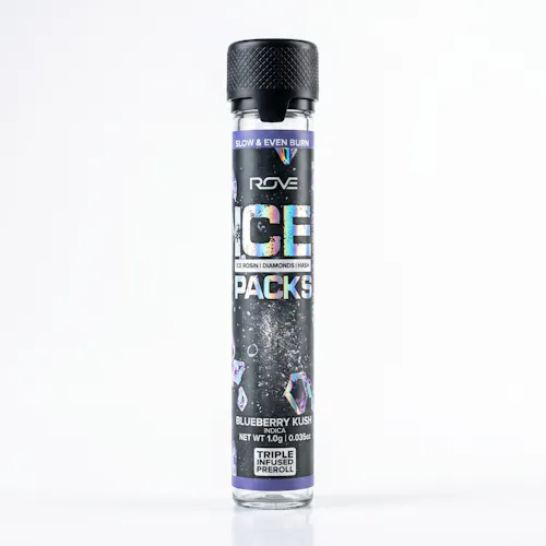 Blueberry Kush | Infused Ice Packs (Rosin Hash and Diamonds) 1g-2
