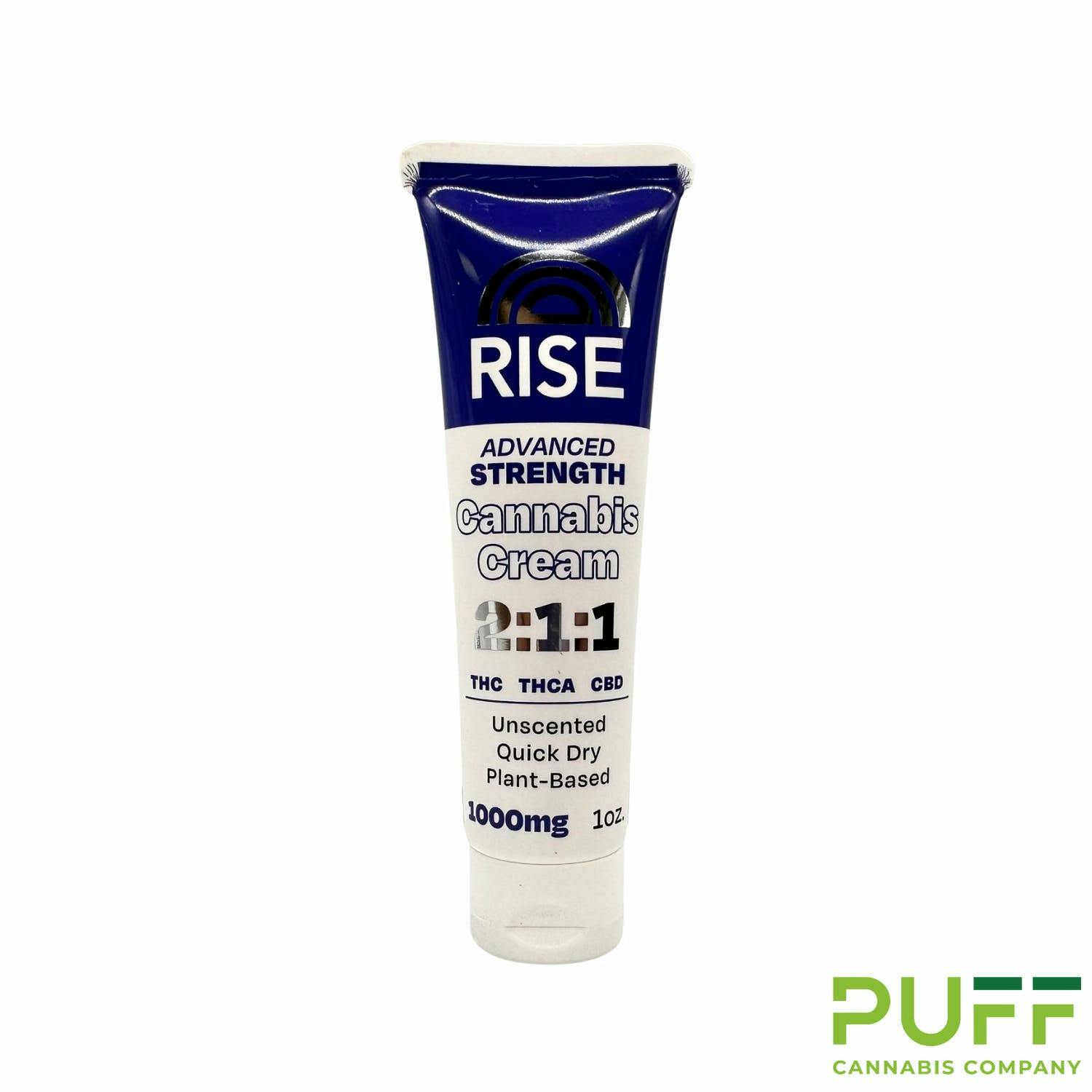 RISE Rise Topical | Advanced Strength Cream 2:1:1 (THC:THCa:CBD