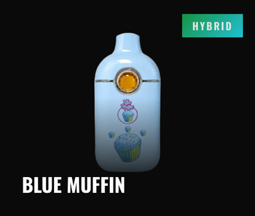 Cali Blaze Live Resin 3g Disposable Blue Muffin
