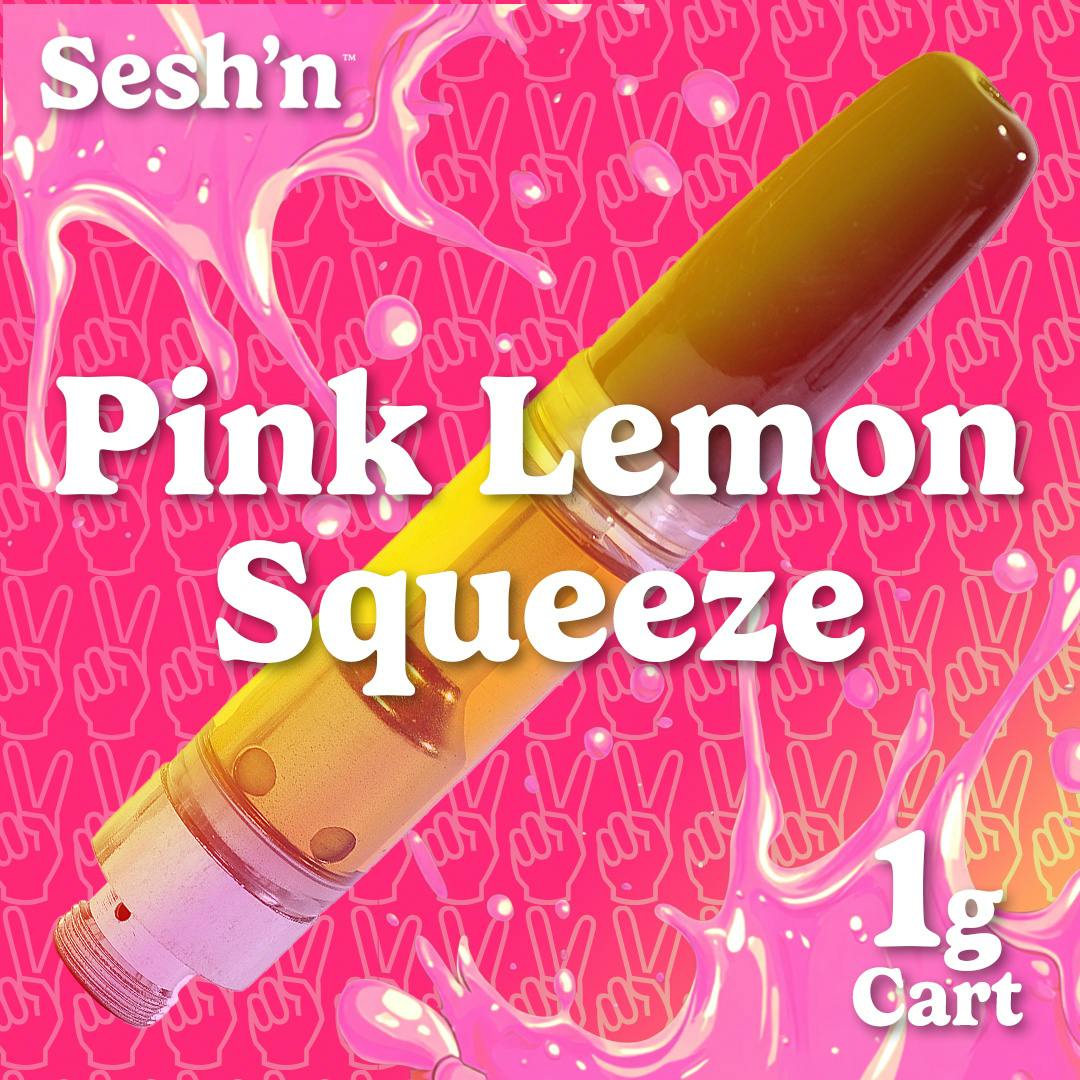 Sesh'n - Vape Cart 1g - Pink Lemon Squeeze