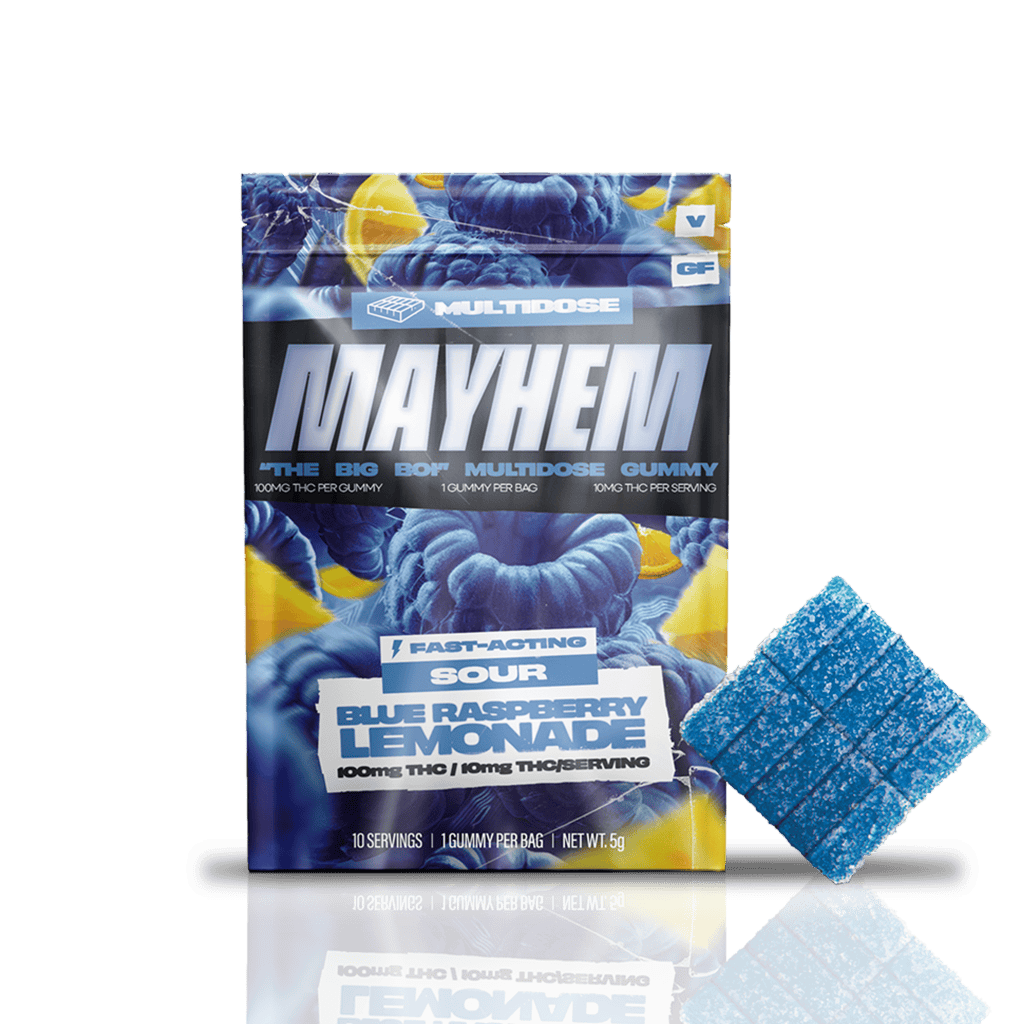 Mayhem Mayhem - Gummies - Sour Blue Raspberry Lemonade - 100mg