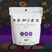 Homiez - 200mg Gummies - Purple Punch
