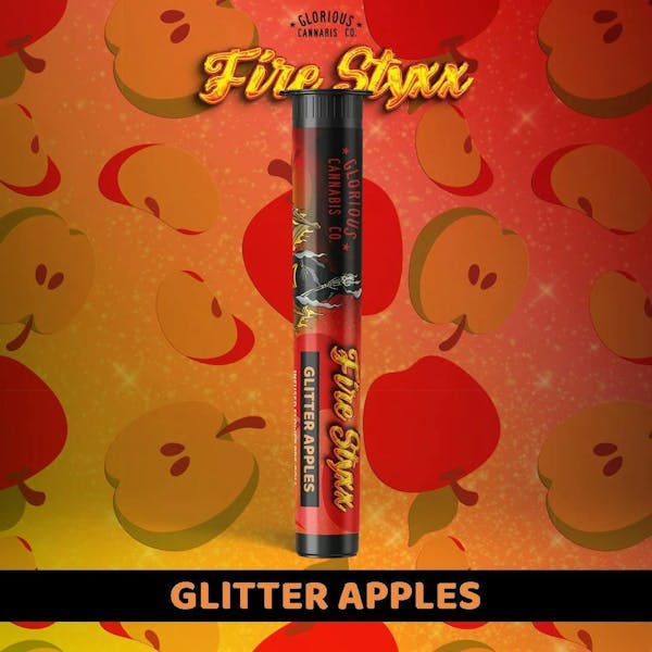 Glitter Apples (I) - 1g Infused Pre Roll - Fire Styxx