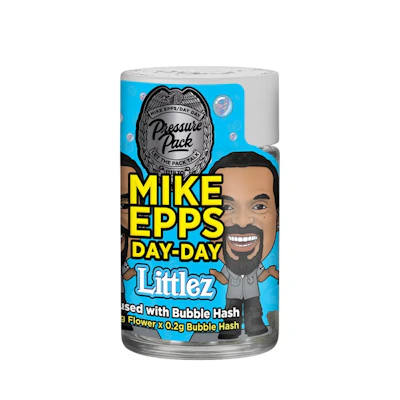 Pressure Pack x Mike Epps - 5-Pack .7g Bubble Hash Infused Prerolls - Day Day BLUE