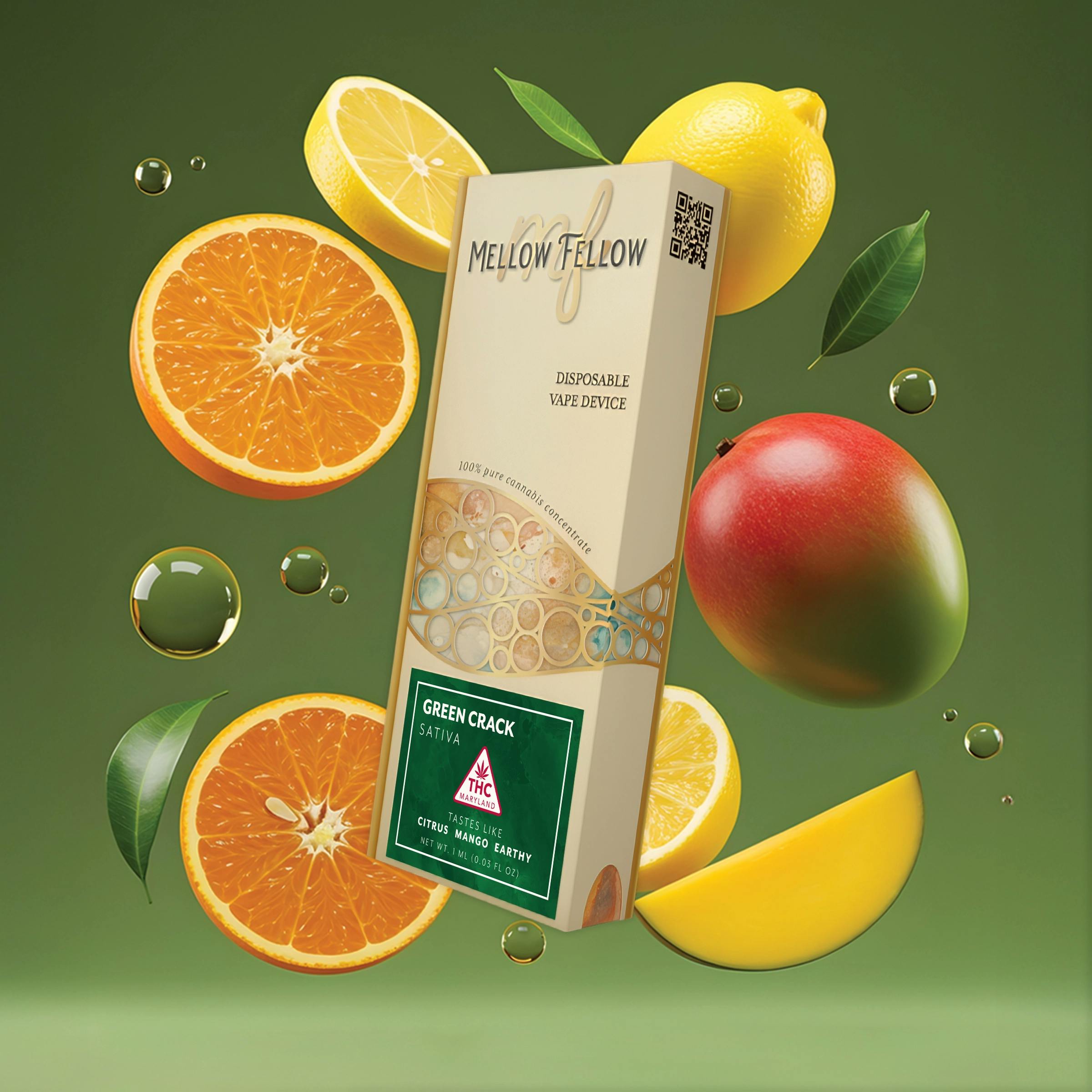 strongest thca disposable vape pen Mellow Fellow Clarity Blend 2ml Live Resin Disposable Vape Forbidden Fruit