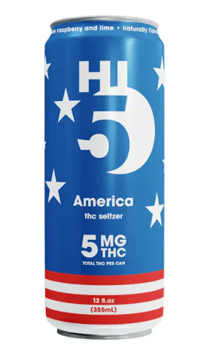 Hi5 America Seltzer 12oz ~5mg 4pk (~20mg)-active