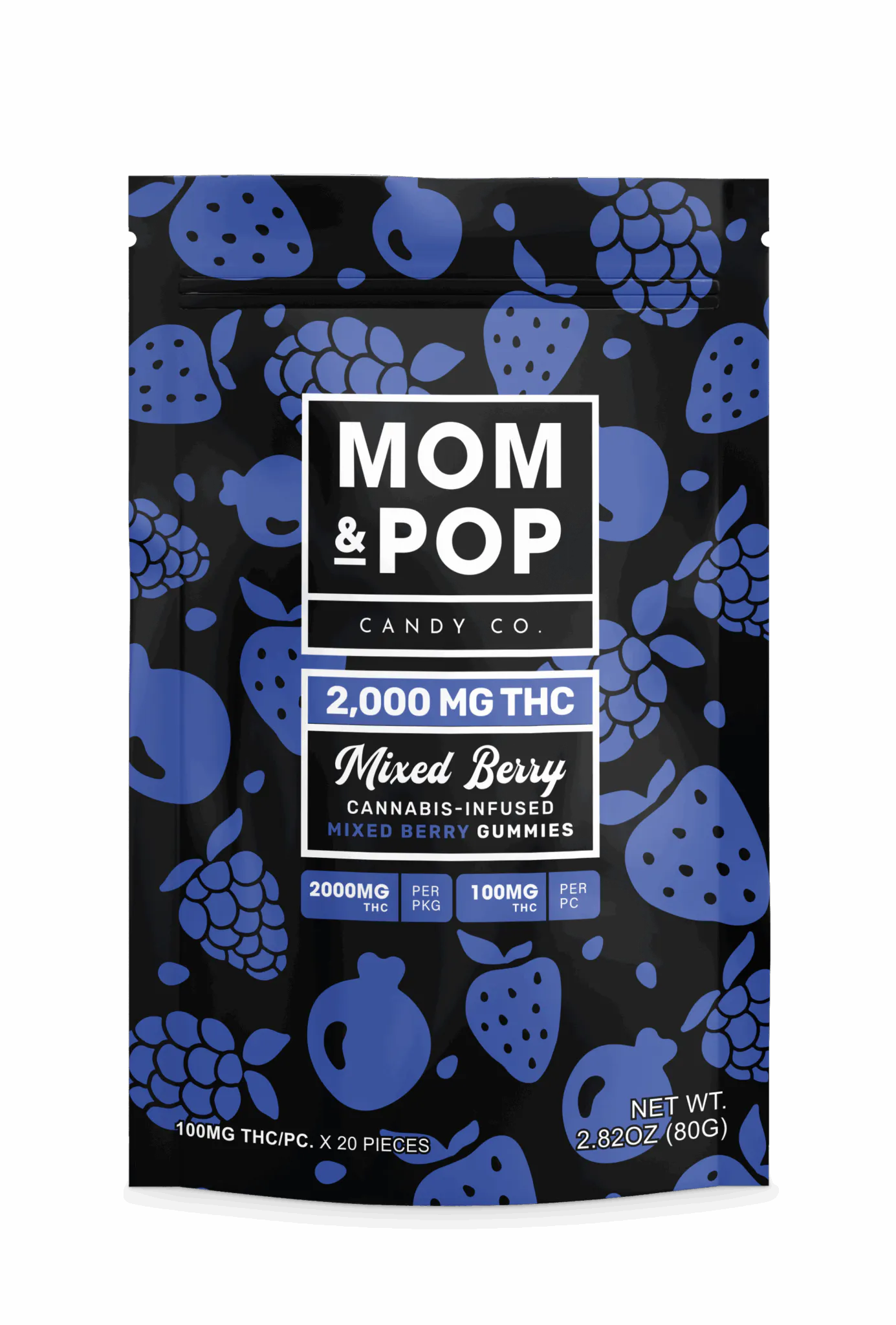 Mom & Pop - Sour Gummies - Raspberry (H) (100mg) | The Mint - Tempe