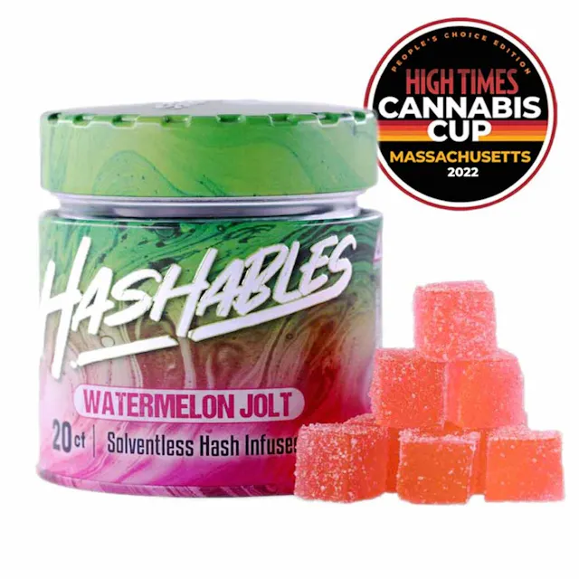 Hashables Gummies Watermelon Jolt 20pk/100mg (hybrid, live rosin gummies, 2.8g)
