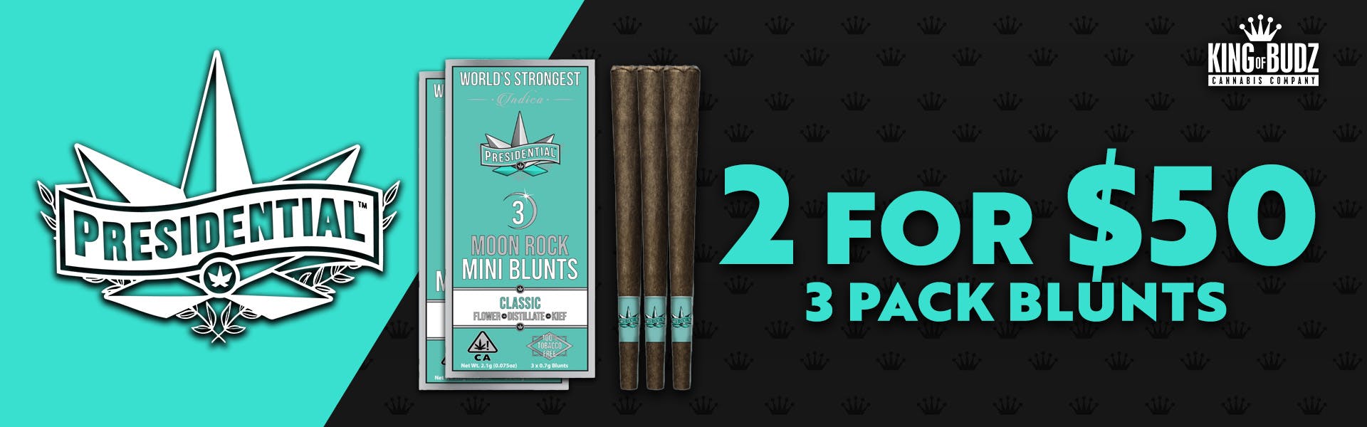 Presidential 3pk Blunts - 2/$50