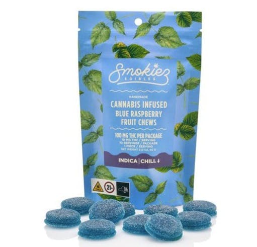 Smokiez Edibles Sweet Blue Raspberry