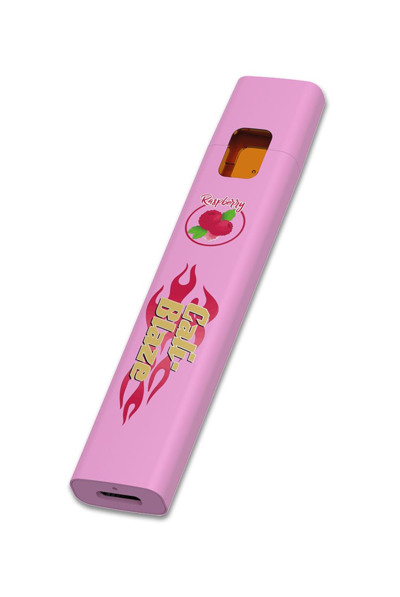 Product: Cali Blaze | Raspberry | Live Resin Disposable Hybrid