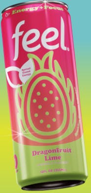 Feel Energy - Dragonfruit Lime - 10mg THC 30mg Caffeine
