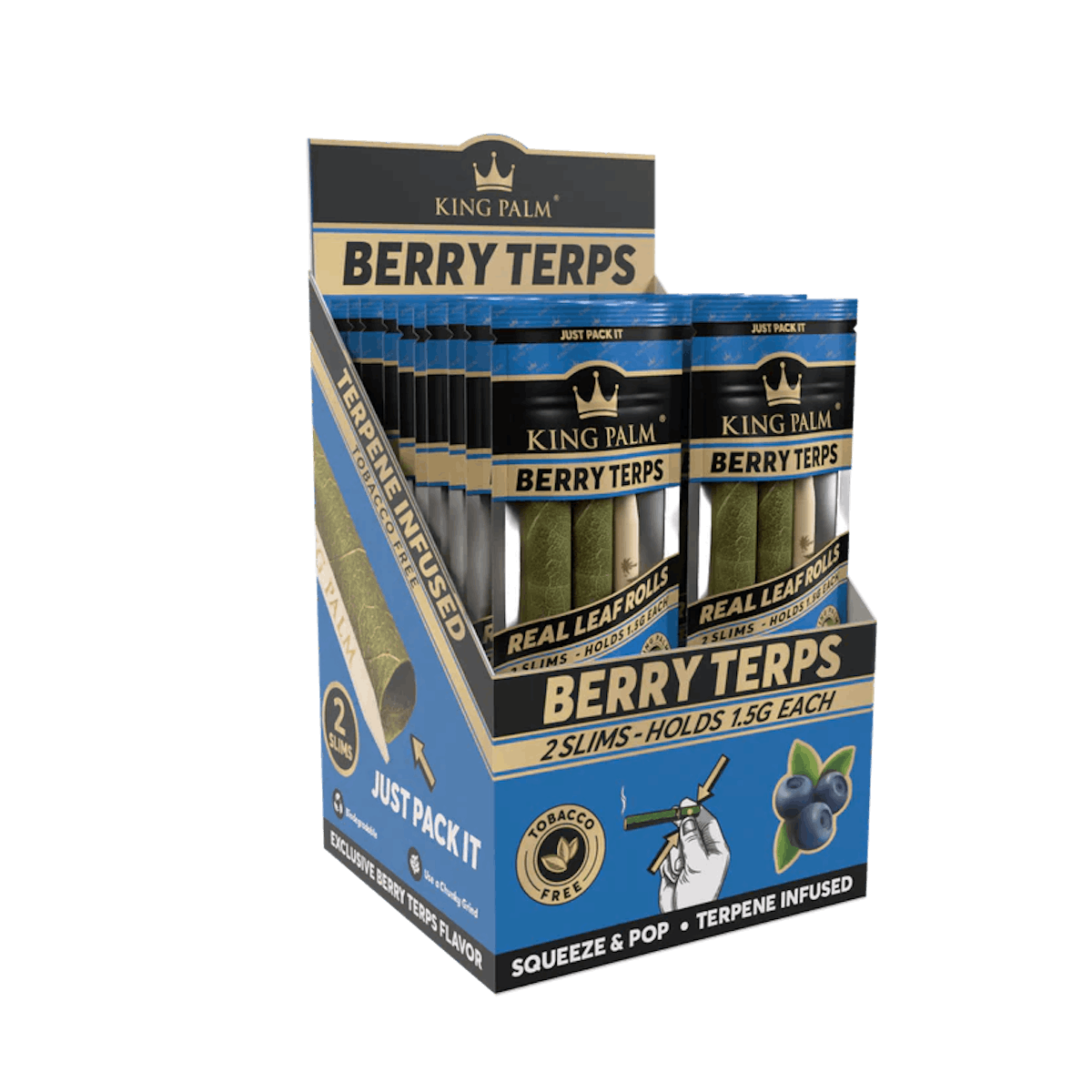 Photo of King Palm “Berry Terps” Slims (2pk)