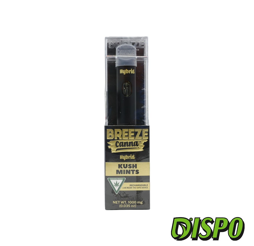 Breeze Live Resin - Kush Mints Disposable