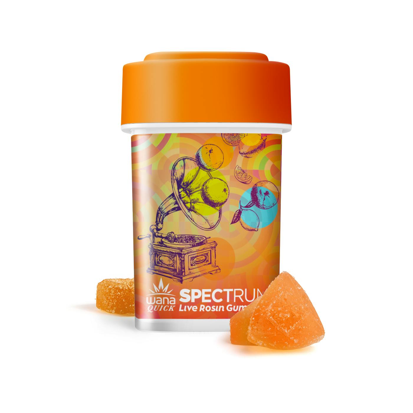 Photo of Quick Spectrum Citrus Sorbet Live Rosin Sativa Gummies