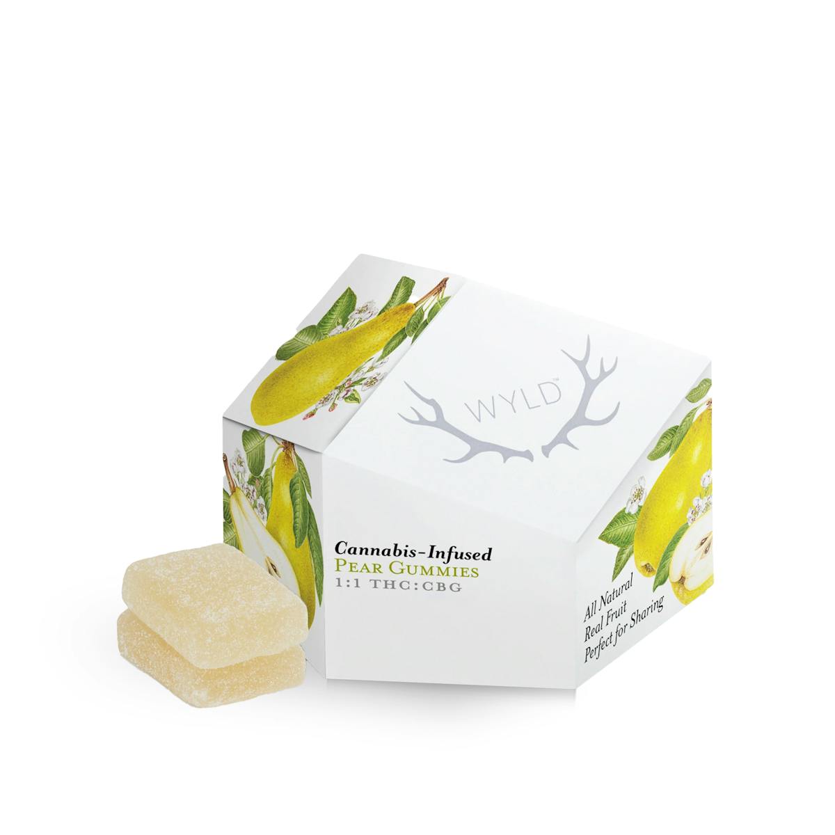 Photo of Pear THC:CBG Gummy – 100mg