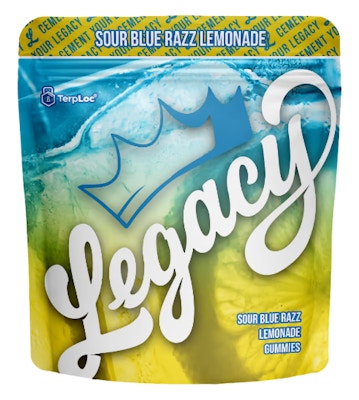 Product Legacy Gummies - Sour Blue Razz Lemonade 100mg (10pk)