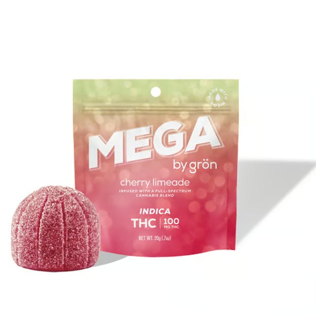 Photo of Grön THC Cherry Limeade Mega Discs – Indica