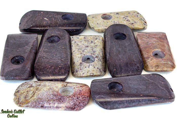 Smooth Flow Stone Hand Pipe - 3.25"