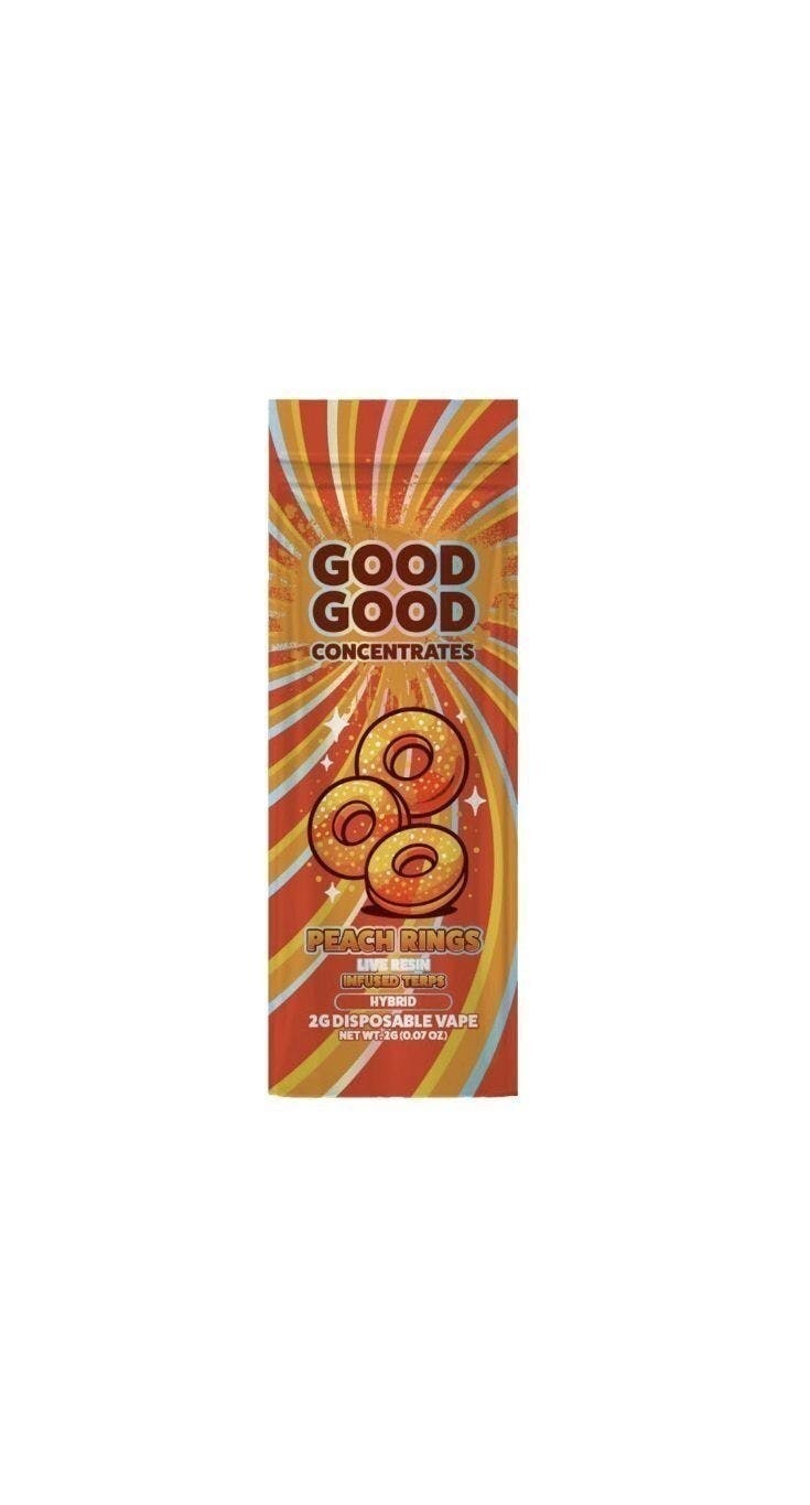 GoodGood GOOD GOOD | PEACH RINGS | DISPOSABLE HYBRID — VAPORIZERS