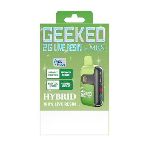 MKX - 2g Geeked Live Resin Disposable - Gremlin (H)