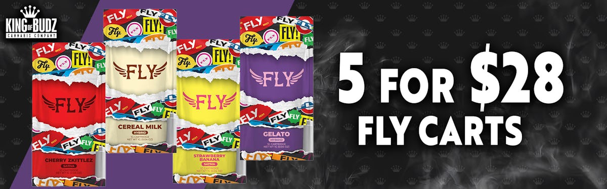 5 FOR $28 FLY 1G CARTS