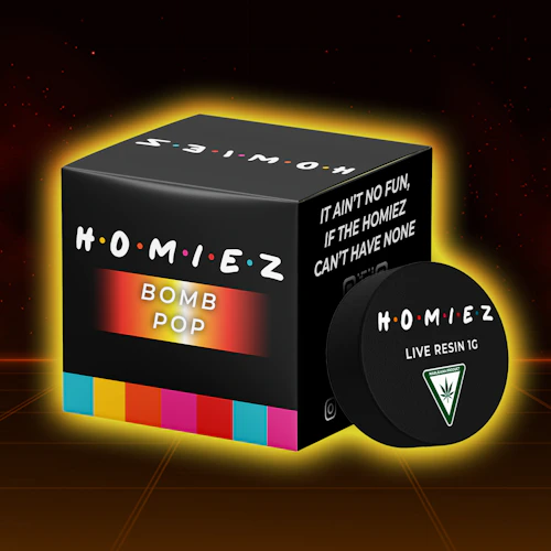 Homiez - 1g Live Resin - Bomb Pop