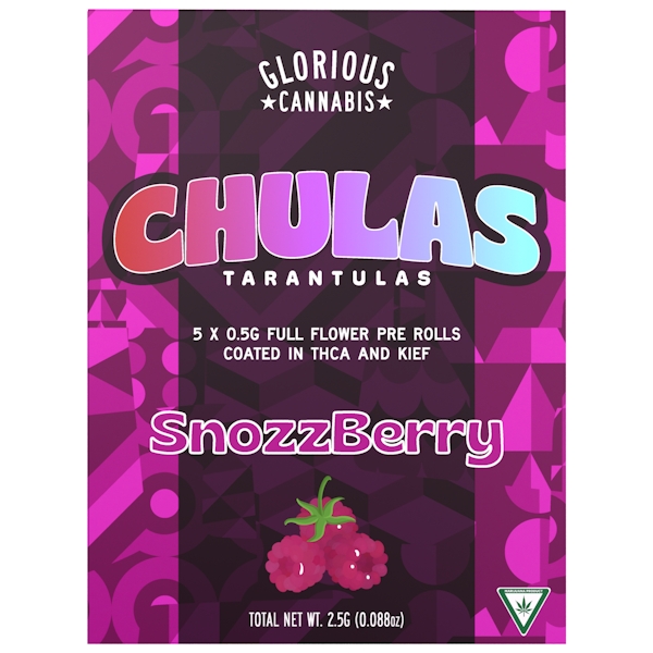 Glorious Cannabis Co. | Snozzberry Chulas Kief Infused Pre-Roll 5pk | 2.5g