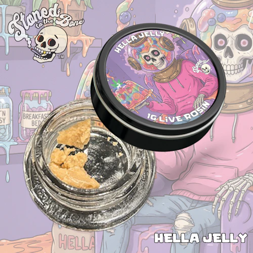 Stoned to the Bone | Hella Jelly | Live Rosin | 1g