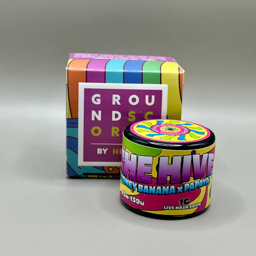 Hunna - 1g Live Hash Rosin Ground Score - The Hive