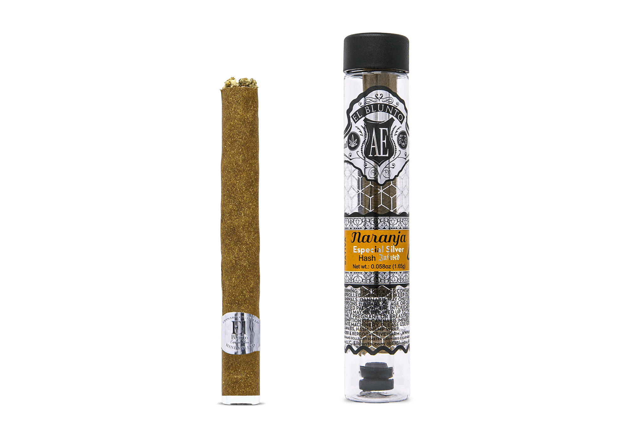 Naranja El Blunto Especial Silver Hash Infused | 1.65g