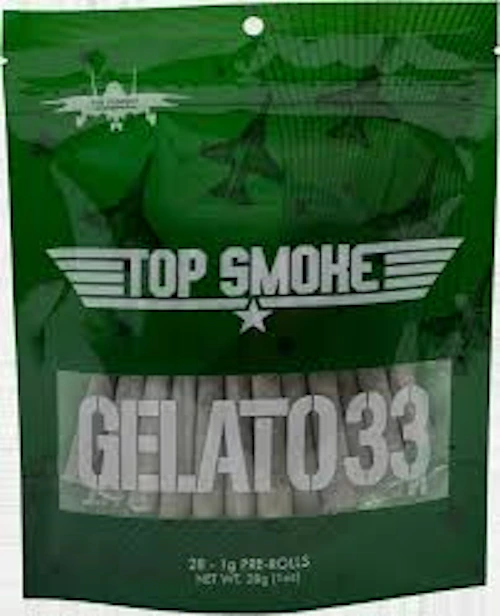 Top Smoke - 28-Pack 1g Prerolls - Gelato 33