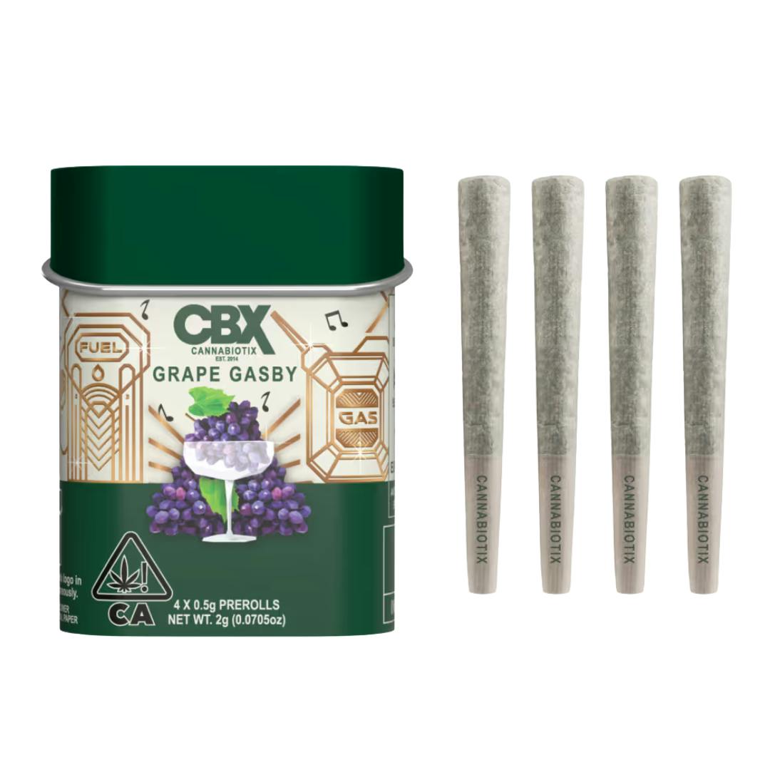 GRAPE GASBY 4PK PREROLLS