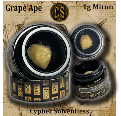 Apex - 1g Hash Rosin Cypher - Grape Ape - CONCENTRATES by Apex Concentrates at King of Budz