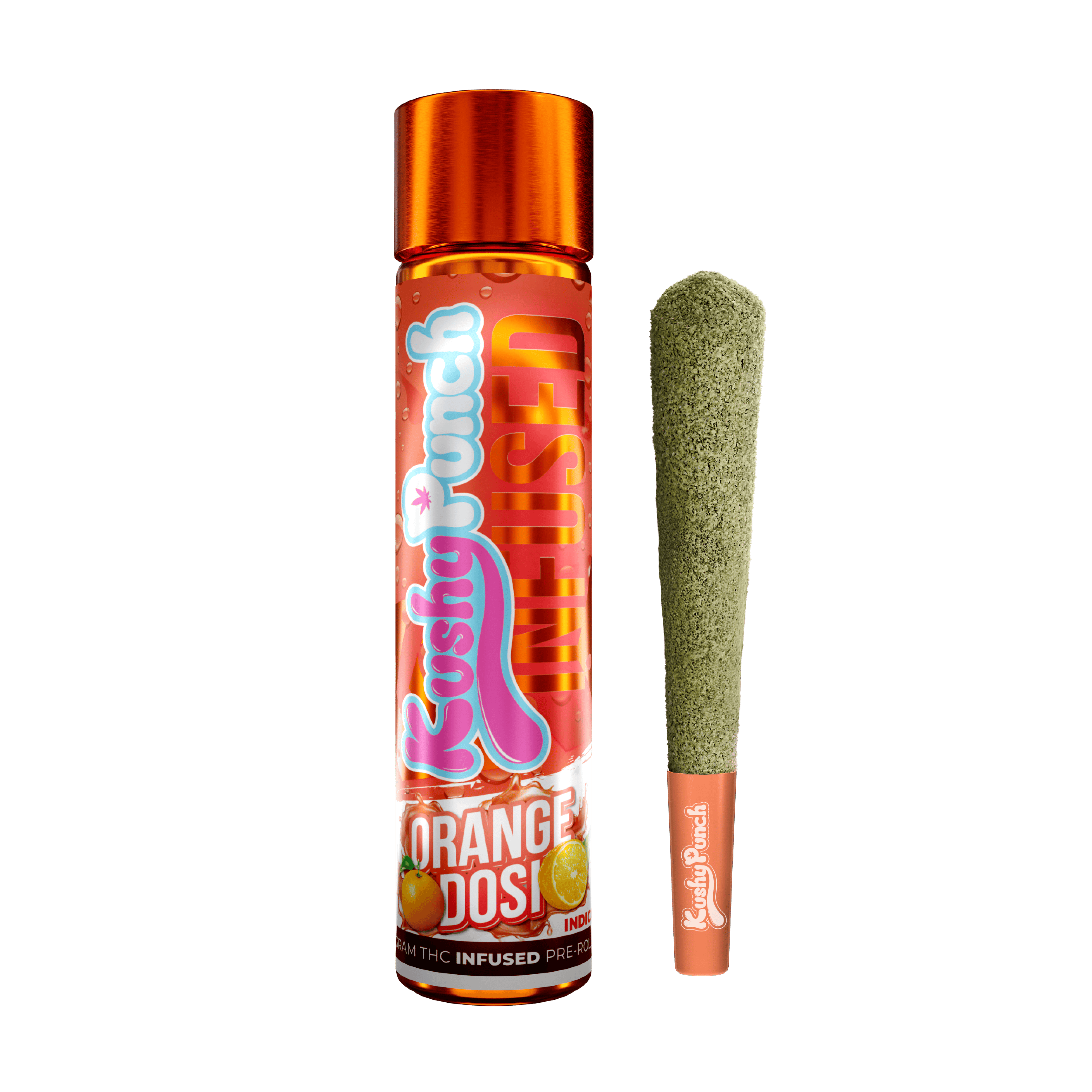 Kushy Punch | Orange Dosi | Pre-Roll — Kushy Punch cannabis product at ZenZest