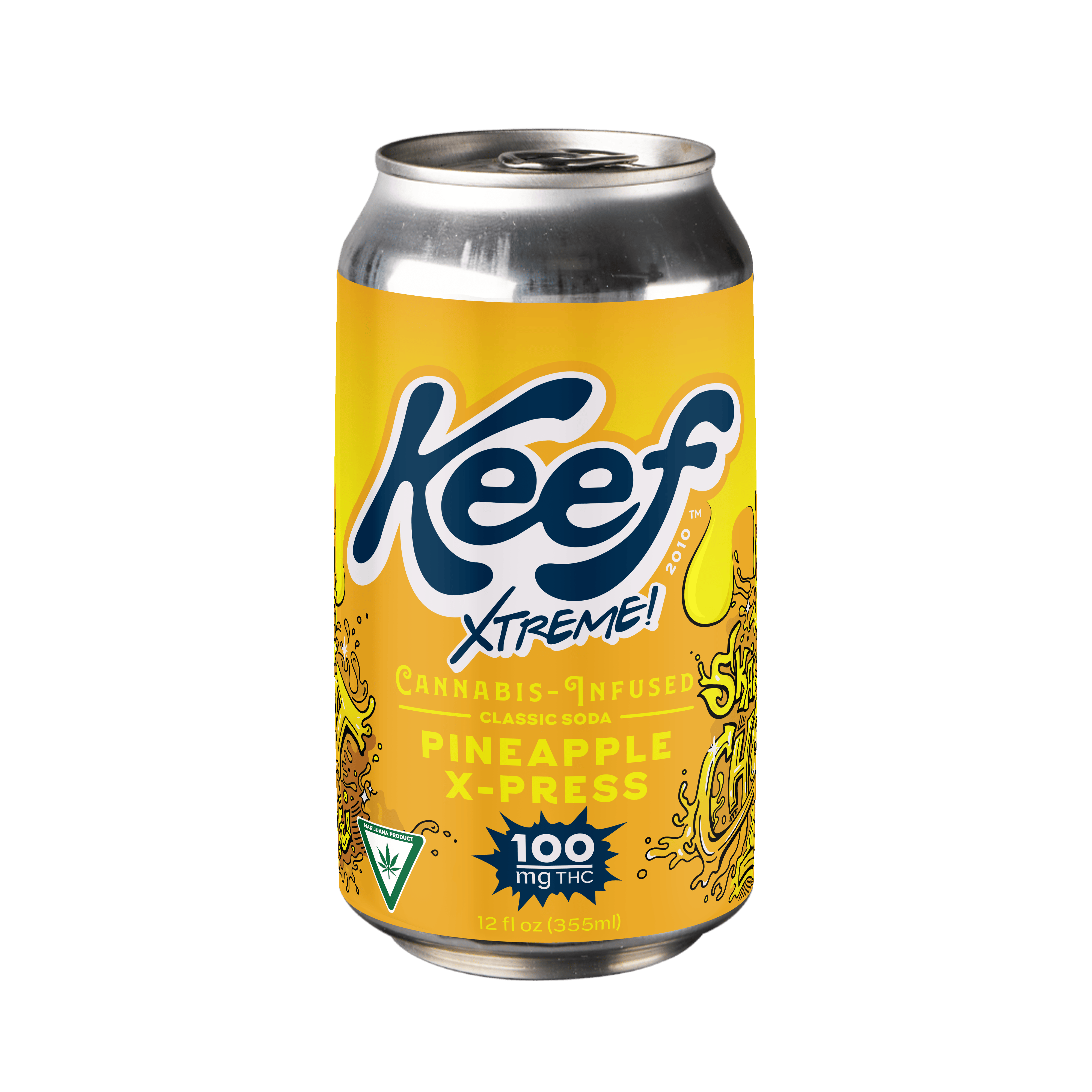 Keef - 100mg Soda - Pineapple X-Press Xtreme