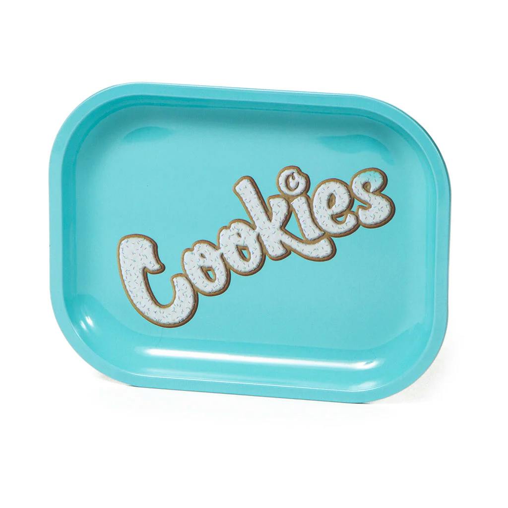 Cookies small metal rolling tray