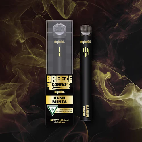 Breeze - 1g Live Resin Disposable - Kush Mints