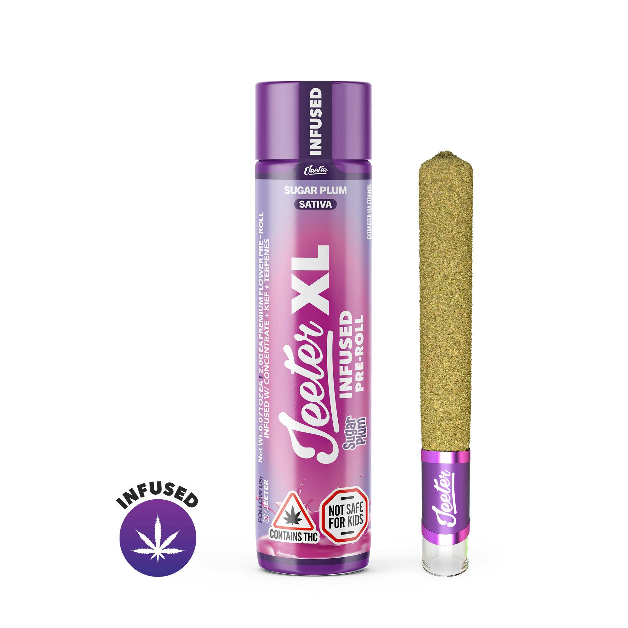 Photo of Sugar Plum Jeeter XL Infused Pre-Roll | 2g