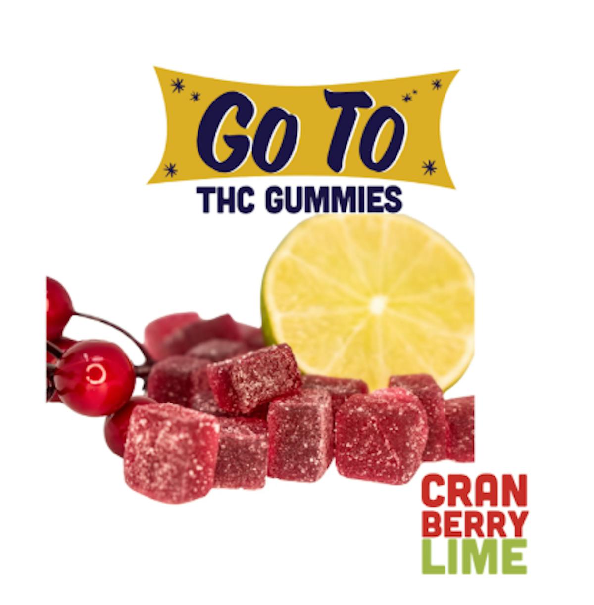 Photo of Go To Cranberry Lime Gummies 100mg 20pk