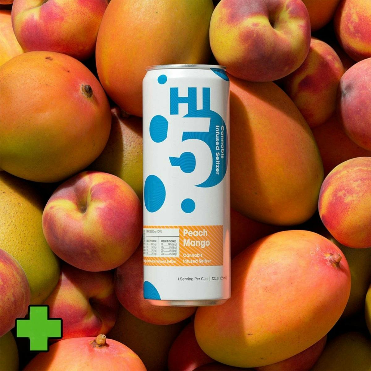 Image of Peach Mango Seltzer - 4pk Beverages (100mg) product