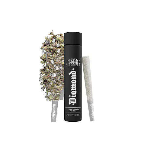 Heavy Hitters Super Jack Diamond Infused Preroll 1g-active