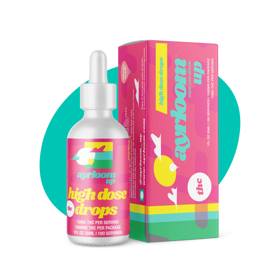 Ayrloom | High Dose Drops | 1000mg THC by ayrloom