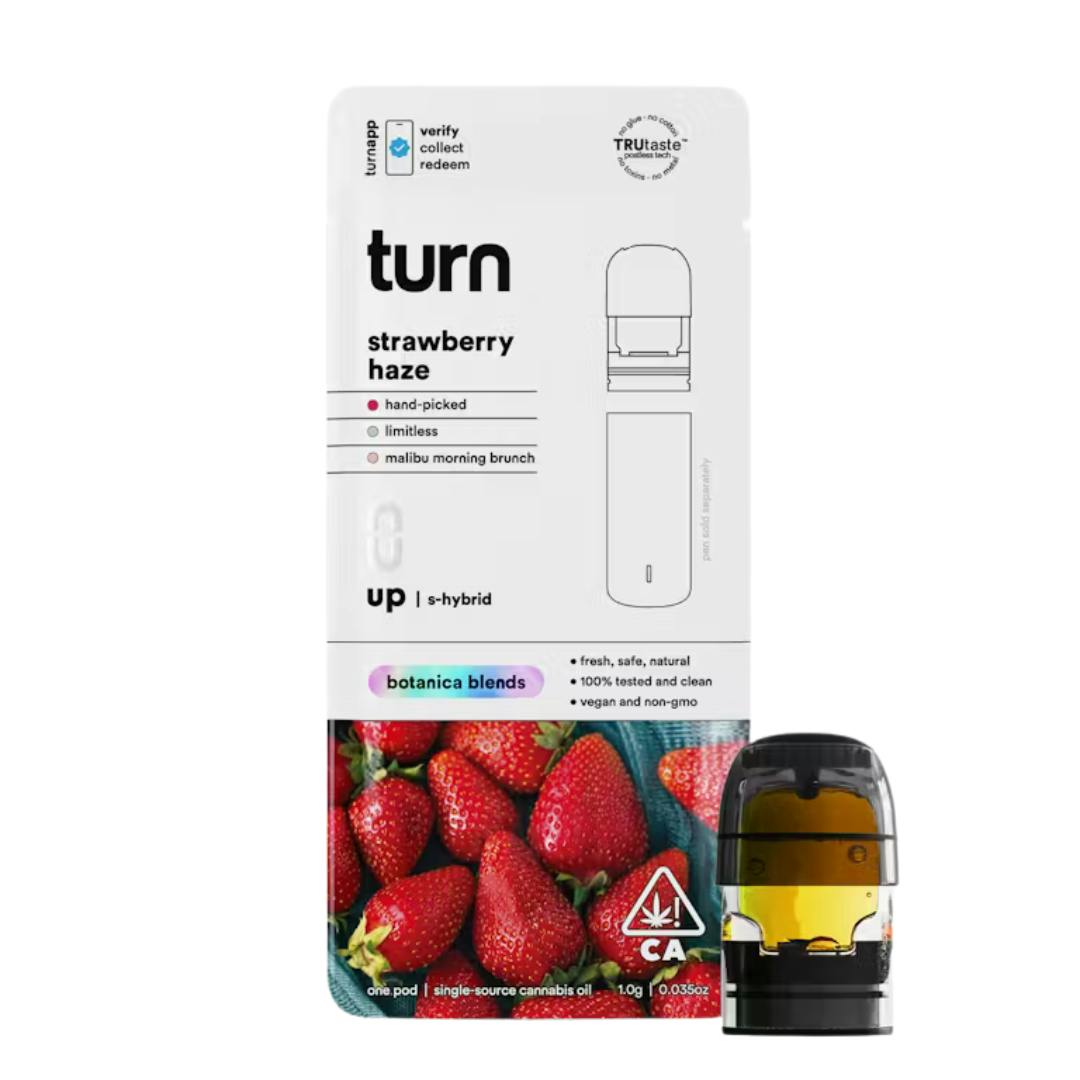 STRAWBERRY HAZE BOTANICALS BLEND TURN UP POD