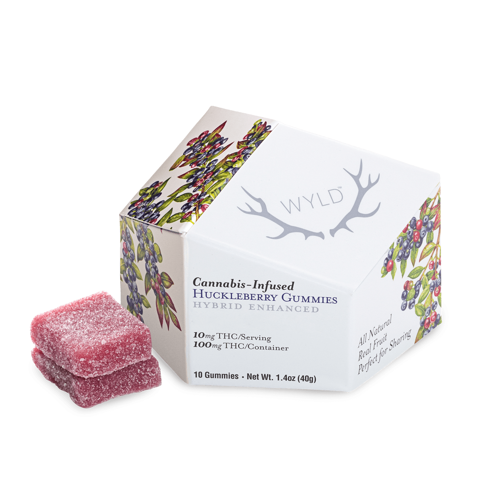 Photo of Huckleberry Hybrid Enhanced Gummies