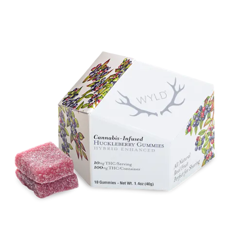 Huckleberry Hybrid Enhanced Gummies-active