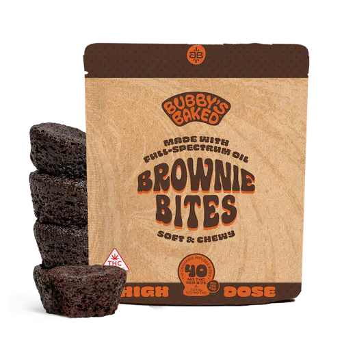 Brownie Bites 40mg (10ct) – Bubbys Baked-active