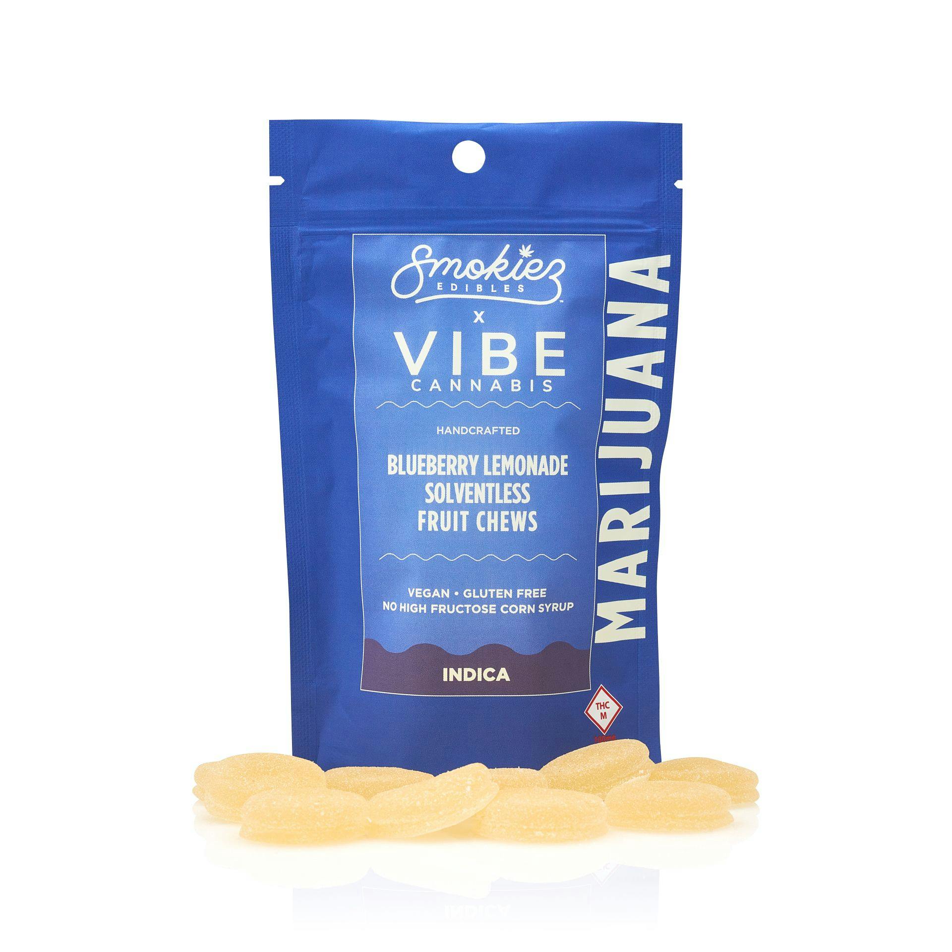Smokiez Edibles Sweet Blueberry Lemonade - Hash Rosin Gummies 
