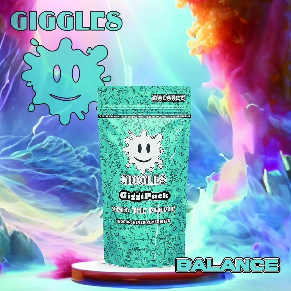 Giggles - 7-Pack 1g Prerolls - Super Star Fruit