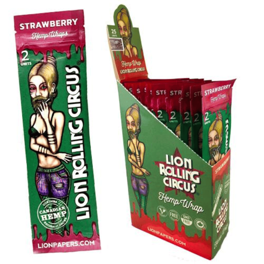 Image of Lion Rolling Circus Wraps Strawberry